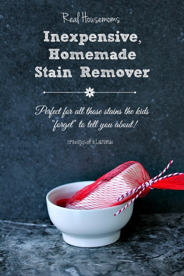 Homemade Laundry Stain Remover