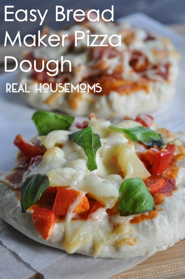 Easy Bread Maker Pizza Dough - Real Housemoms