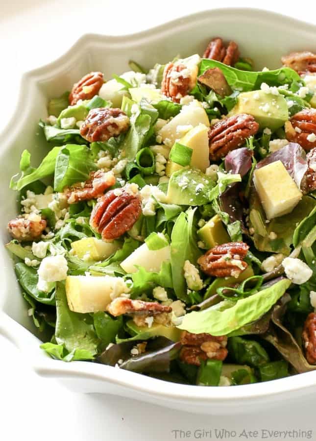 Roquefort Pear Salad - The Girl Who Ate Everything