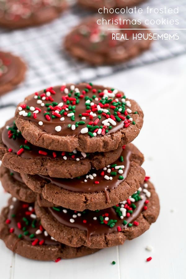 chocolate-frosted-christmas-cookies