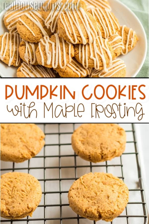 Pumpkin Cookies With Maple Frosting Real Housemoms