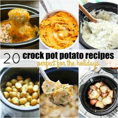 It's the season for family dinners and lots and lots of food! Thank goodness for these 20 Crock Pot Potato Recipes Perfect for the Holidays to save the day!