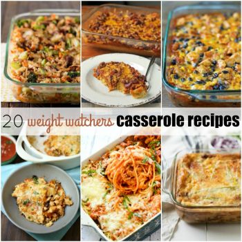These 20 Weight Watchers Casserole Recipes will help you eat better while still enjoying your favorite comfort foods!