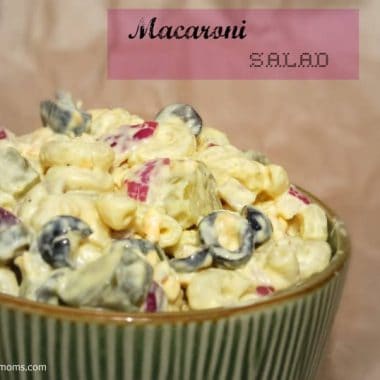Macaroni Salad in bowl