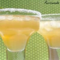 passionate rita drinks in glasses with lime wedge
