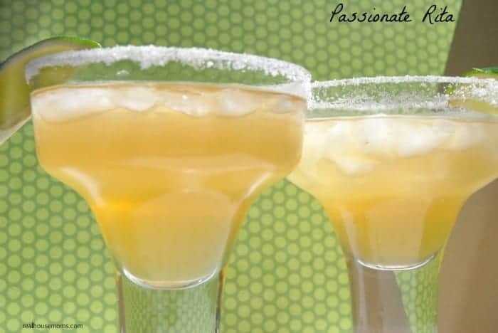 passionate rita drinks in glasses with lime wedge