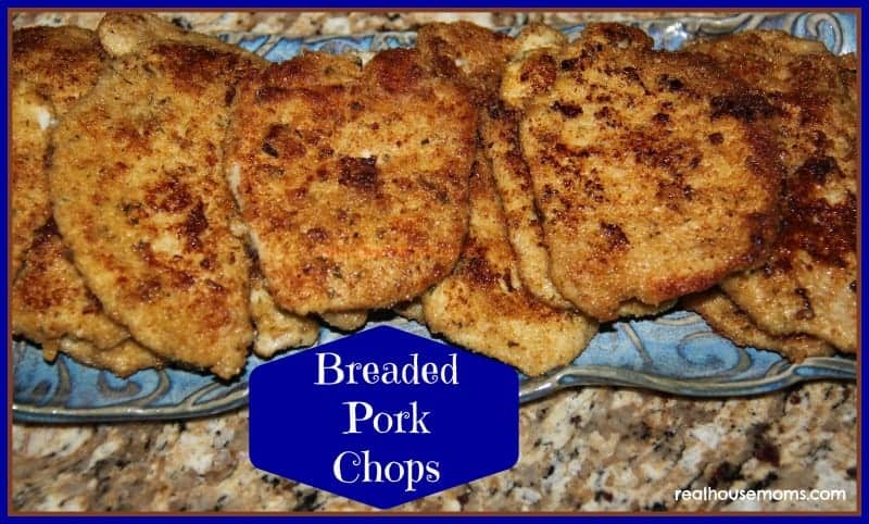 boneless breaded pork chops in oven