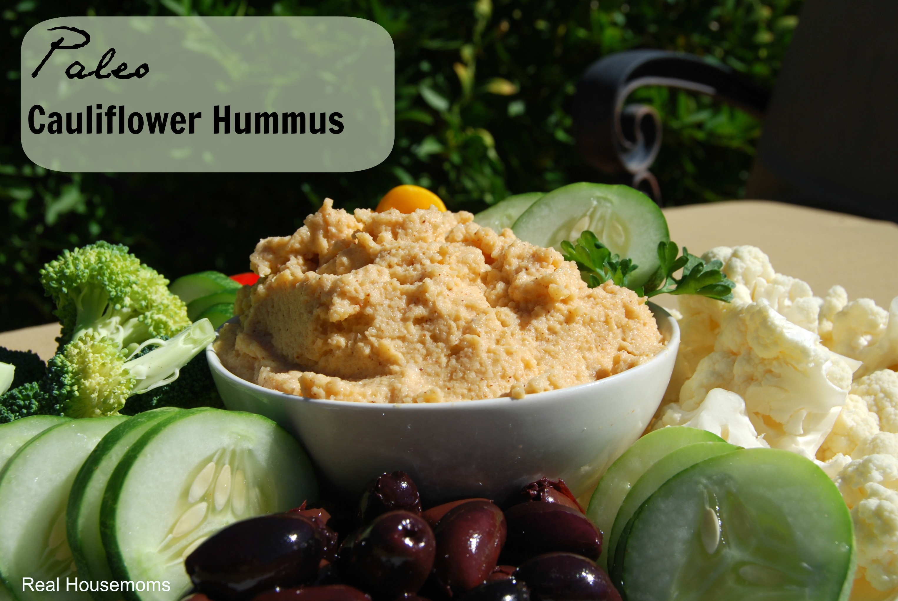 Paleo Cauliflower Hummus