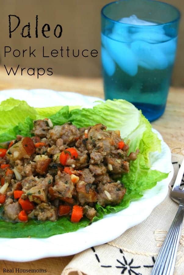 Paleo Pork Lettuce Wraps | Real Housemoms