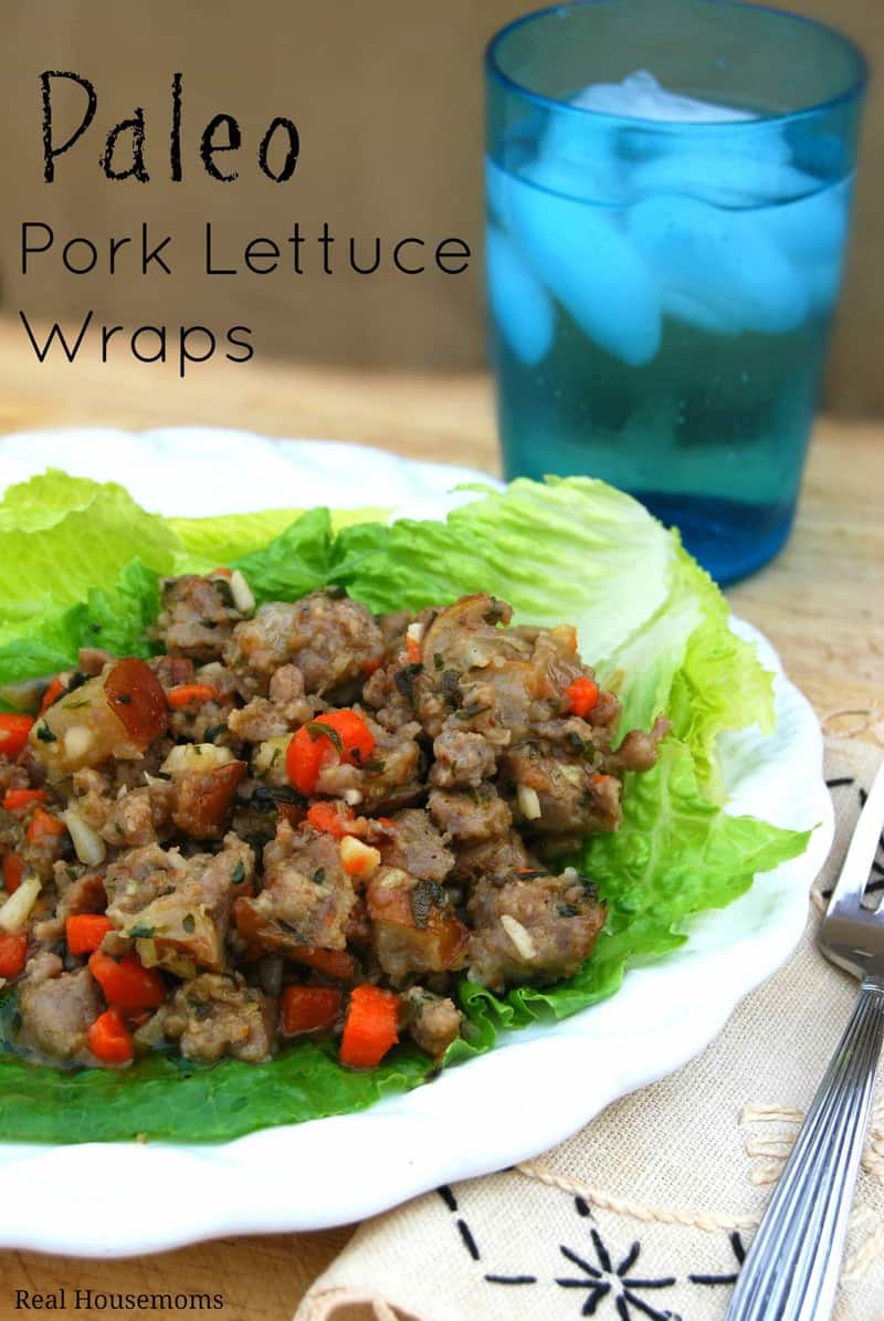 Paleo Pork Lettuce Wraps | Real Housemoms
