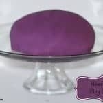purple homemade play dough