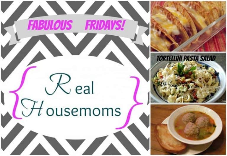 collage of images with baked tacos, tortellini pasta salad, and albondigas soup