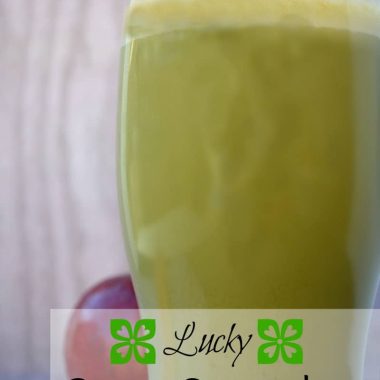 Lucky Green Smoothie | Real Housemoms #protein #greensmoothie #rawjuice