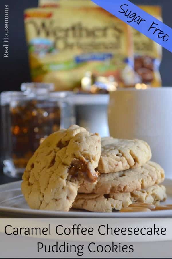 These delicious pudding cookies are sugar free and full of Caramel Coffee flavor from the Werther's Sugar Free candies.