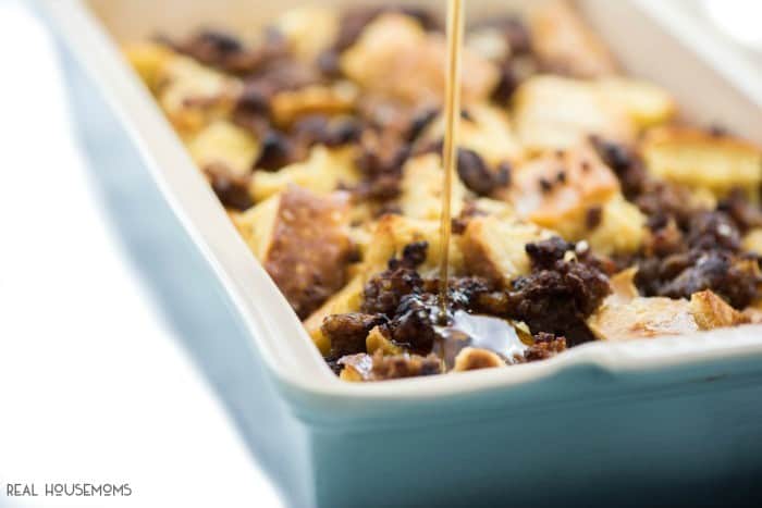 Maple Sausage French Toast Bake-Feature-Make Ahead Breakfast