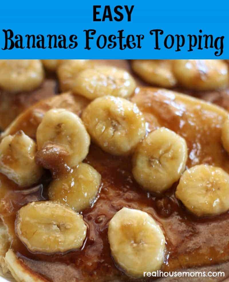 Easy Bananas Foster Topping