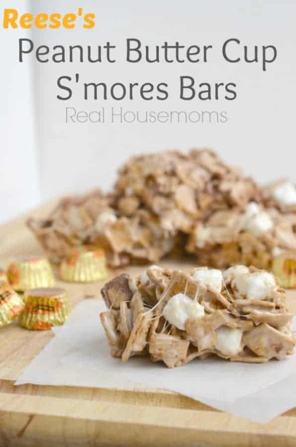 Reese's Peanut Butter Cup S'mores Bars with Video ⋆ Real Housemoms