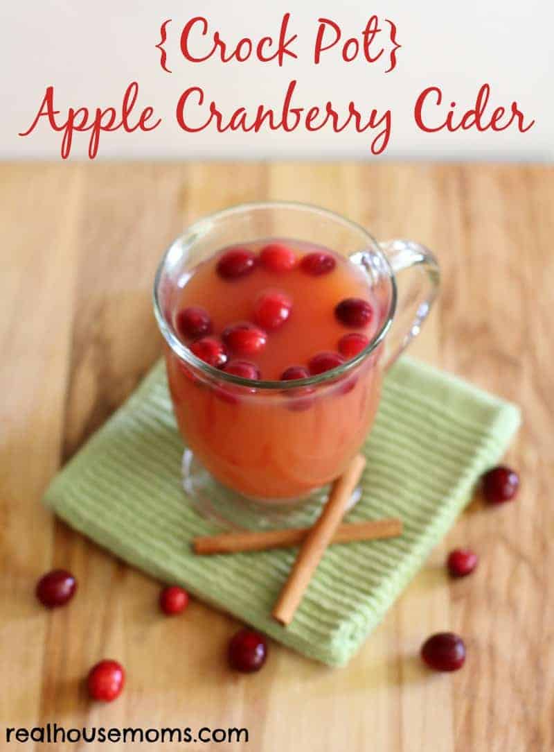 {Crock Pot} Apple Cranberry Cider