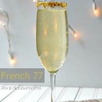 french 77 in a champagne flute
