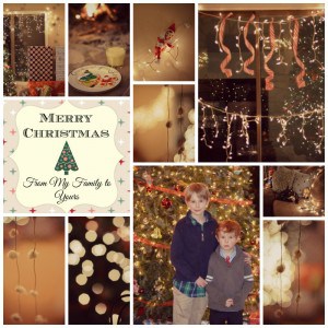 collage of various christmas home decor