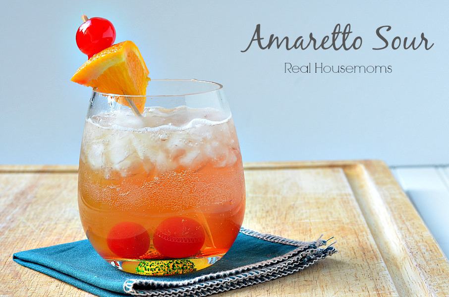 Amaretto Sour Easy Cocktail Recipe Real Housemoms