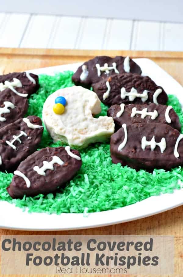 Chocolate Covered Football Krispies_Real Housemoms
