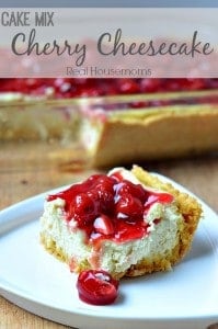 Cake Mix Cherry Cheesecake ⋆ Real Housemoms