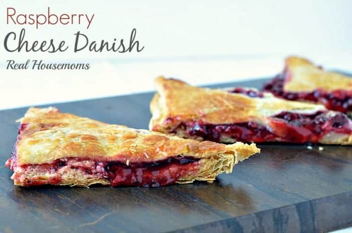This super easy Raspberry Cheese Danish recipe is so delicious, you'll want to make them all the time!! This breakfast pastry will rival any bakery!