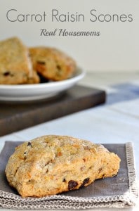 Carrot Raisin Scones ⋆ Real Housemoms