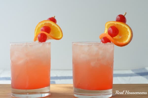 Tropical Sunset Cocktail