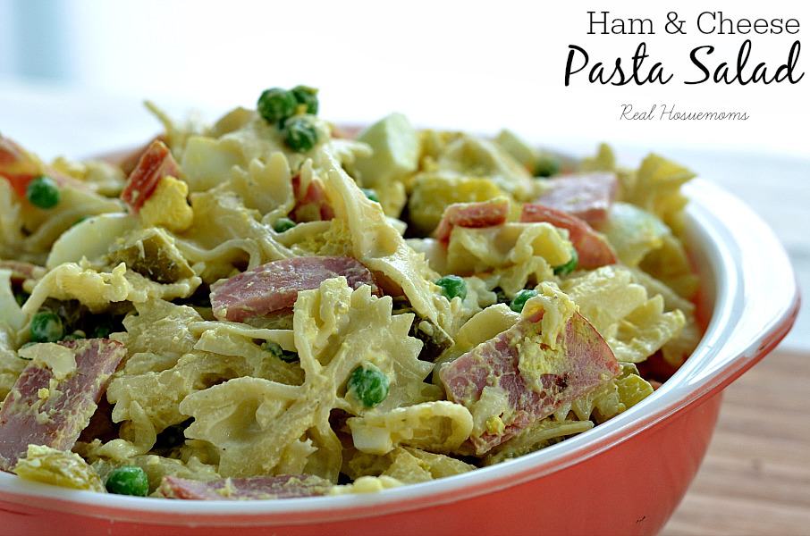 Ham and Cheese Pasta Salad ⋆ Real Housemoms