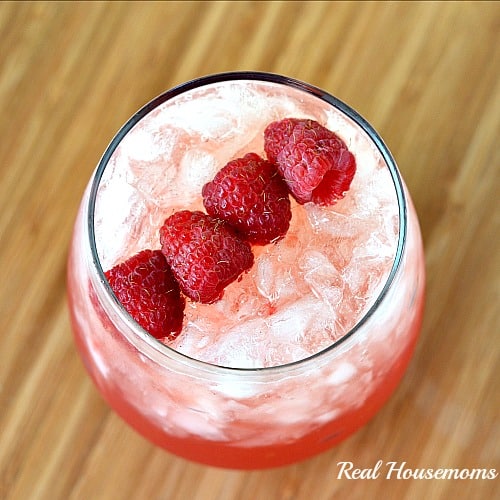 Spiked Raspberry Mango Strawberry Lemonade