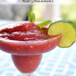 Frozen Strawberry Watermelon Mojito