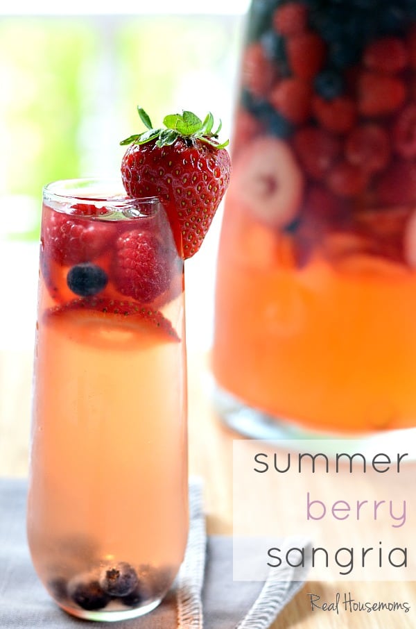Summer Berry Sangria ⋆ Real Housemoms
