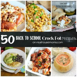 50 Back to School Crock Pot Dinners SQUARE