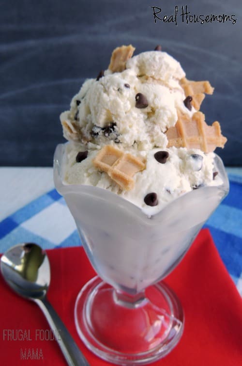 Chocolate Chip Waffle Cone Ice Cream | Real Housemoms
