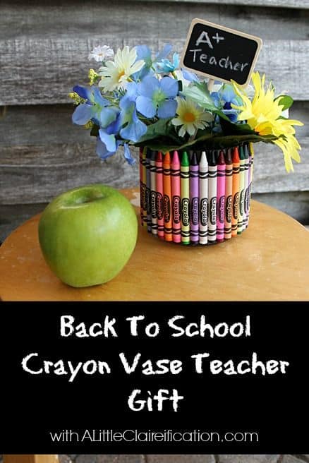 Crayon Vase Teacher Gift