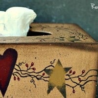 How to make a plastic bag holder wooden tissue box