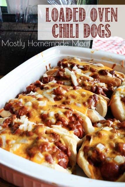 Loaded Oven Chili Dogs