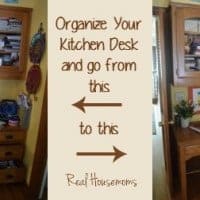 Kitchen Desk Organization - Facebook