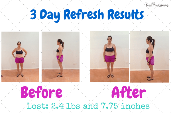 3 Day Refresh Results | Real Housemoms