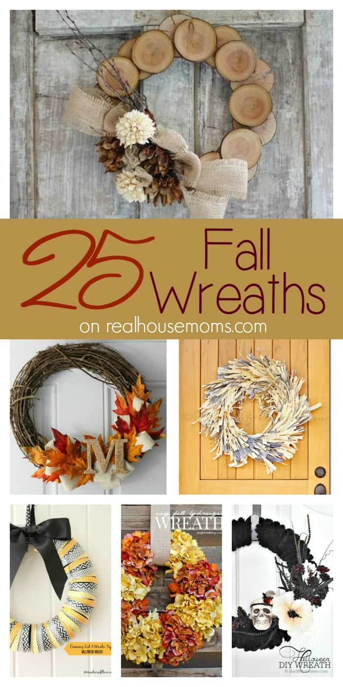 25 Fall Wreaths on Real Housemoms