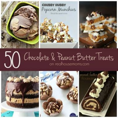 50 Chocolate & Peanut Butter Treats SQUARE