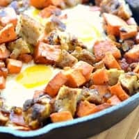 Chicken and Apple Sausage Sweet Potato Hash | Real Housemoms
