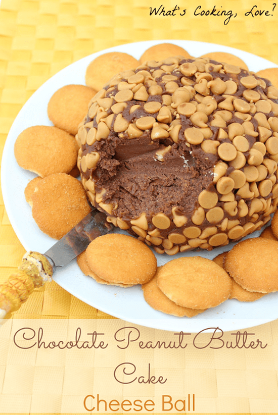 Chocolate Peanut Butter Cake Cheese Ball6