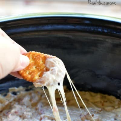 Crock Pot Cheesy Bacon Onion Dip | Real Housemoms