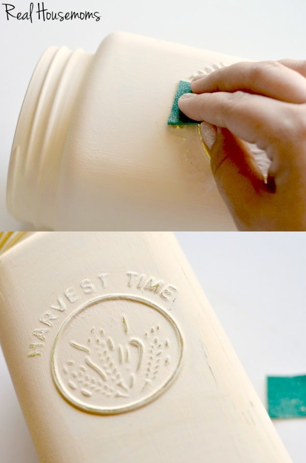 DIY Distressed Mason Jar Vase | Real Housemoms