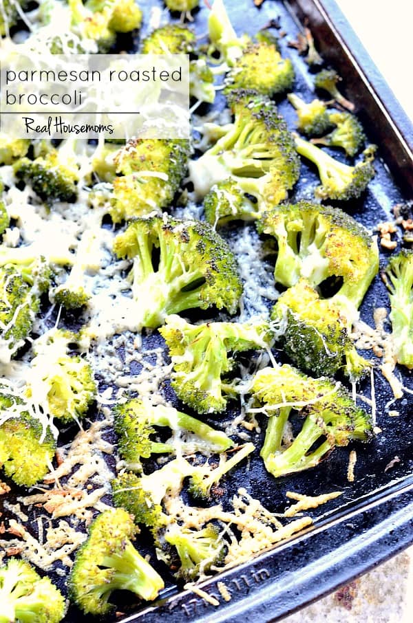 Parmesan Roasted Broccoli | Real Housemoms