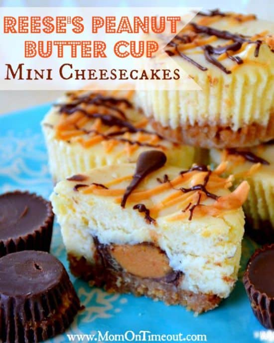 Reese’s Peanut Butter Cup Mini Cheesecakes