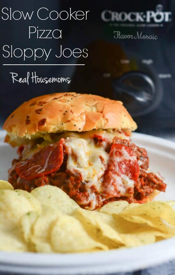 Slow Cooker Pizza Sloppy Joes | Real Housemoms